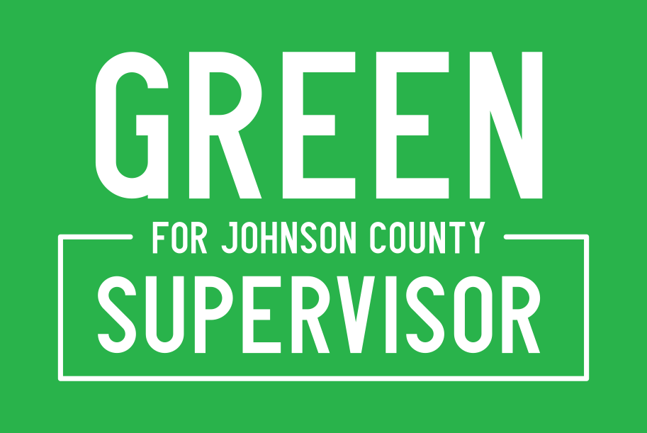 Green for Johnson County Supervisor